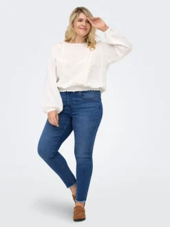 CARLACE Taille moyenne Skinny Fit Longueur cheville Jeans