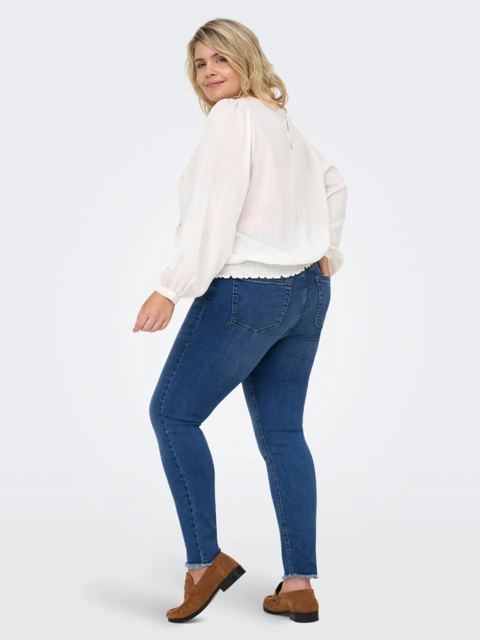CARLACE Taille moyenne Skinny Fit Longueur cheville Jeans