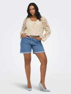 CARLAURA Taille haute Straight Fit shorts