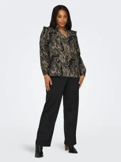 CARLAUREL Straight Fit Pantalon
