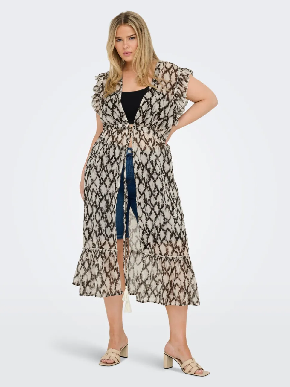 CARLILJA robe de plage longue