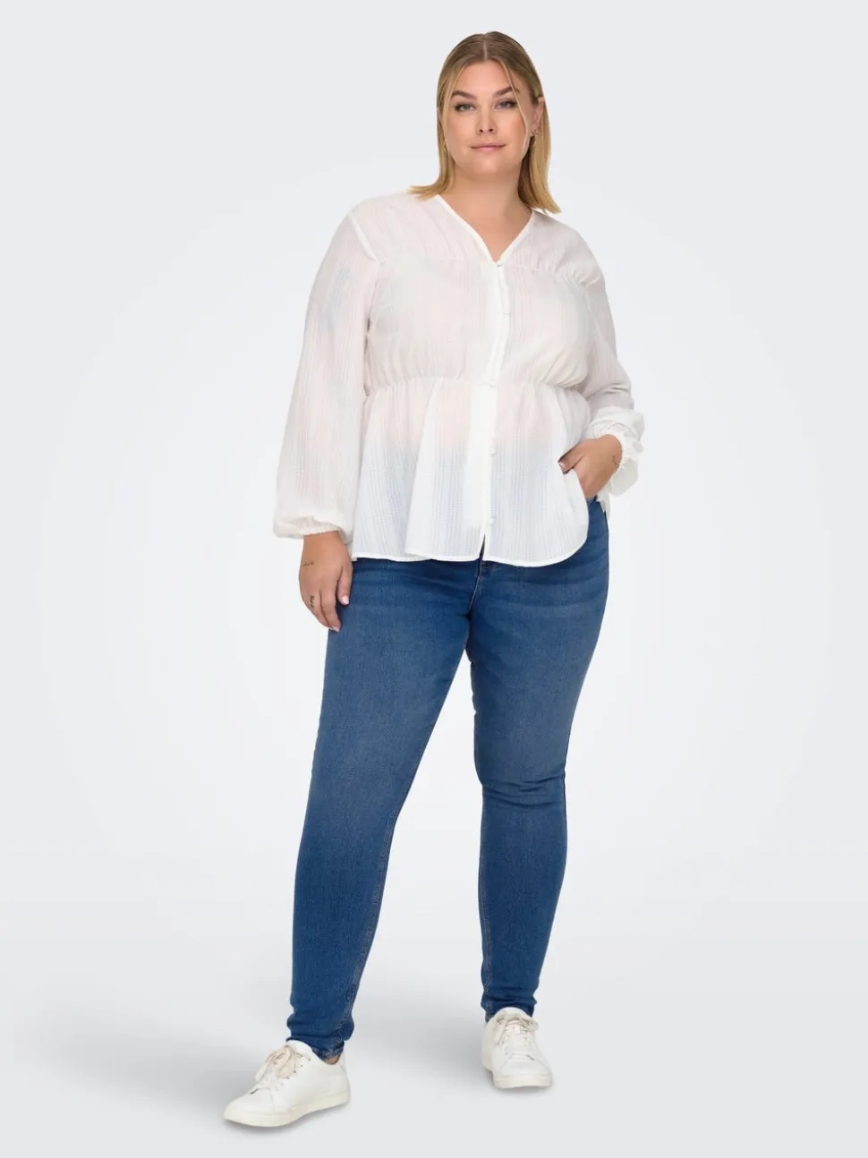 CARLUNA Taille haute Skinny Fit Jeans