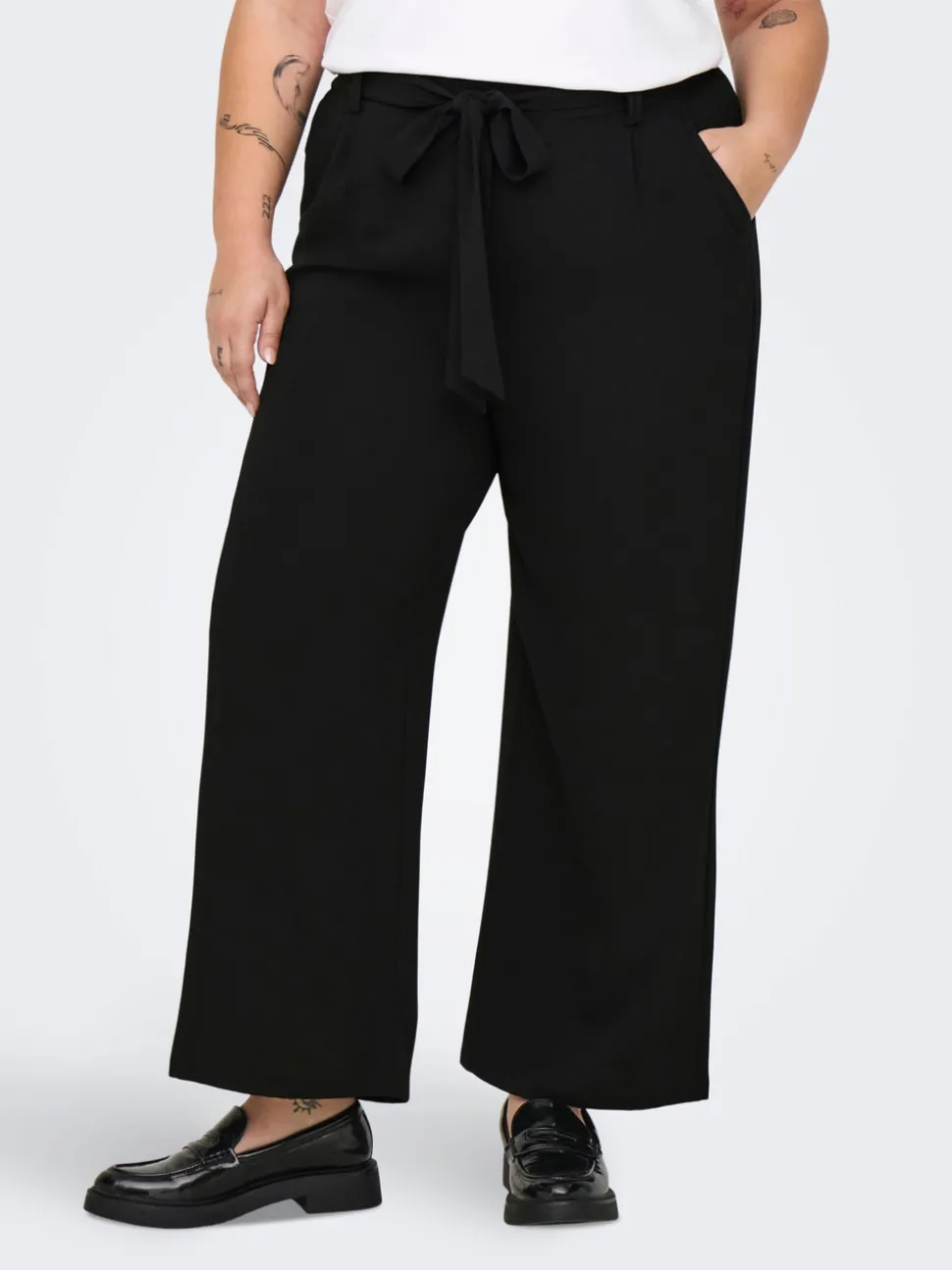 CARLUX Regular Fit cheville Pantalon palazzo