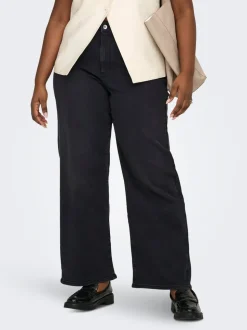 CARMADISON Taille haute Wide Leg Fit Jeans