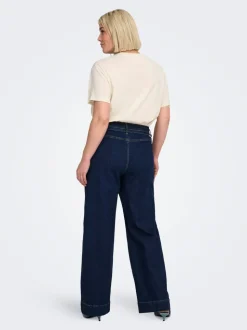 CARMADISON Taille haute Wide Leg Fit Jeans