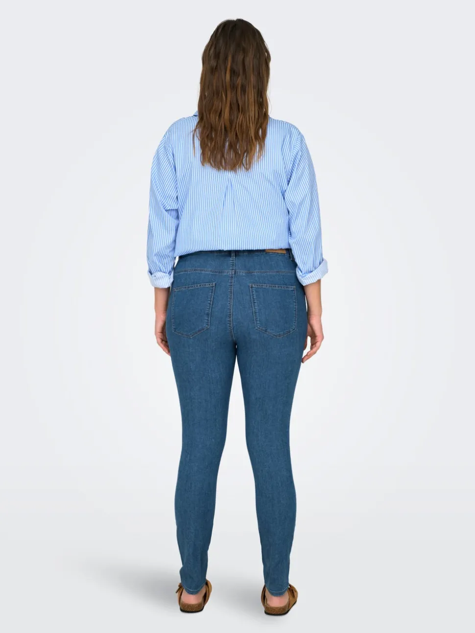 CARMILA-IRIS Taille haute Skinny Fit Longueur cheville Jeans