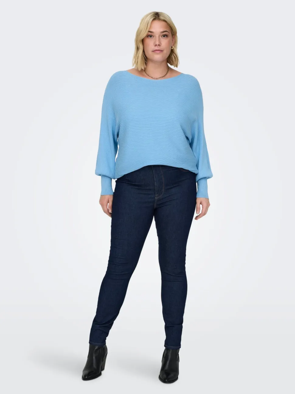 CARMILA-IRIS Taille haute Skinny Fit Longueur cheville Jeans
