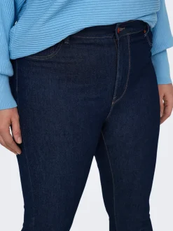 CARMILA-IRIS Taille haute Skinny Fit Longueur cheville Jeans