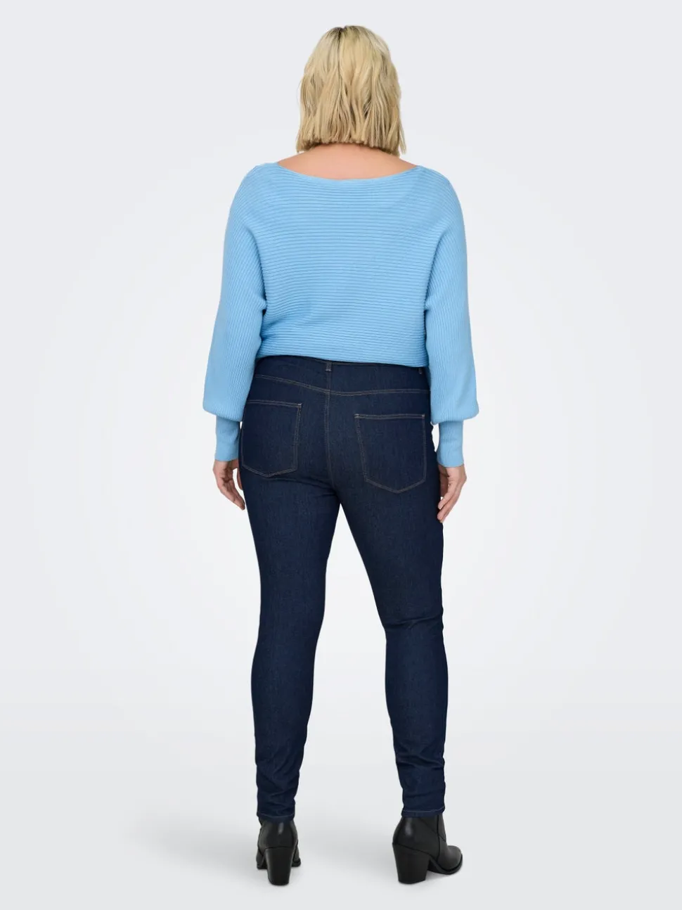 CARMILA-IRIS Taille haute Skinny Fit Longueur cheville Jeans