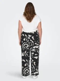 CARNICON Regular Fit Pantalon à jambe large