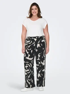 CARNICON Regular Fit Pantalon à jambe large