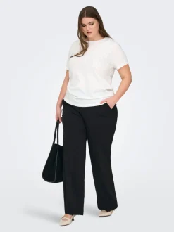 CARNIKO Straight Fit Pantalon de tailleur
