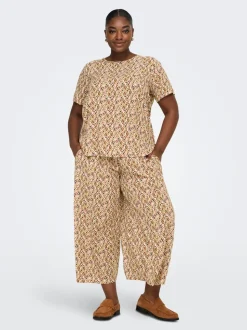 CARNOVA Loose Fit - Cropped Pantalon