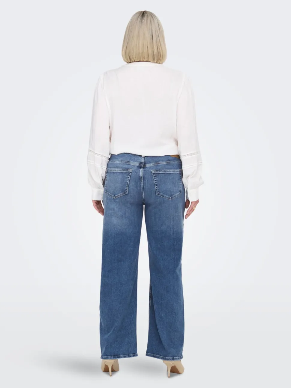 CARRADISON Taille haute Wide Leg Fit Jeans
