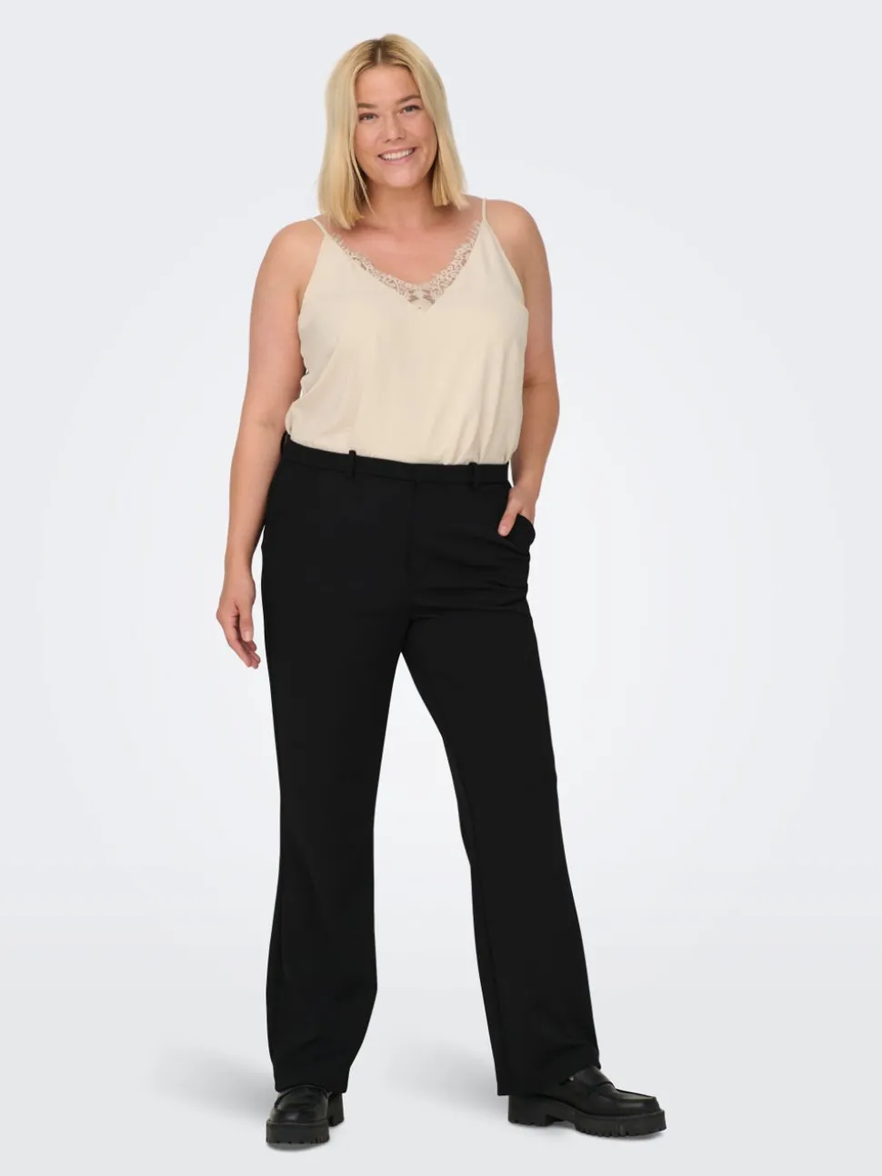 CARRAFFY-YO Straight Fit Pantalon classique