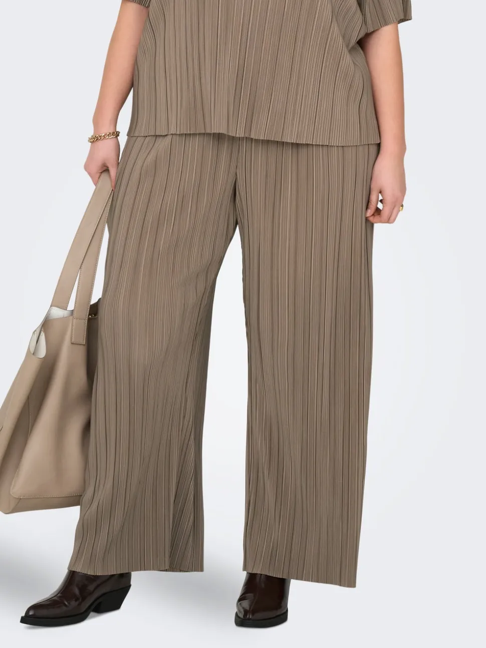CARRAVENNA Regular Fit Pantalon plissé