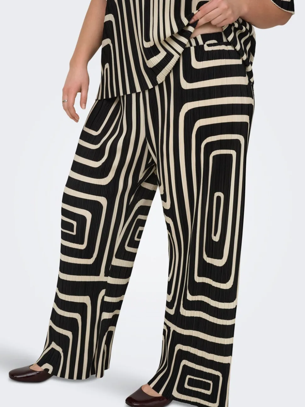 CARRAVENNA Regular Fit Pantalon plissé