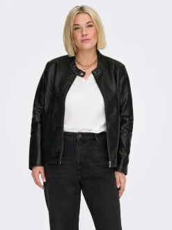 CARROBBER Veste en simili cuir