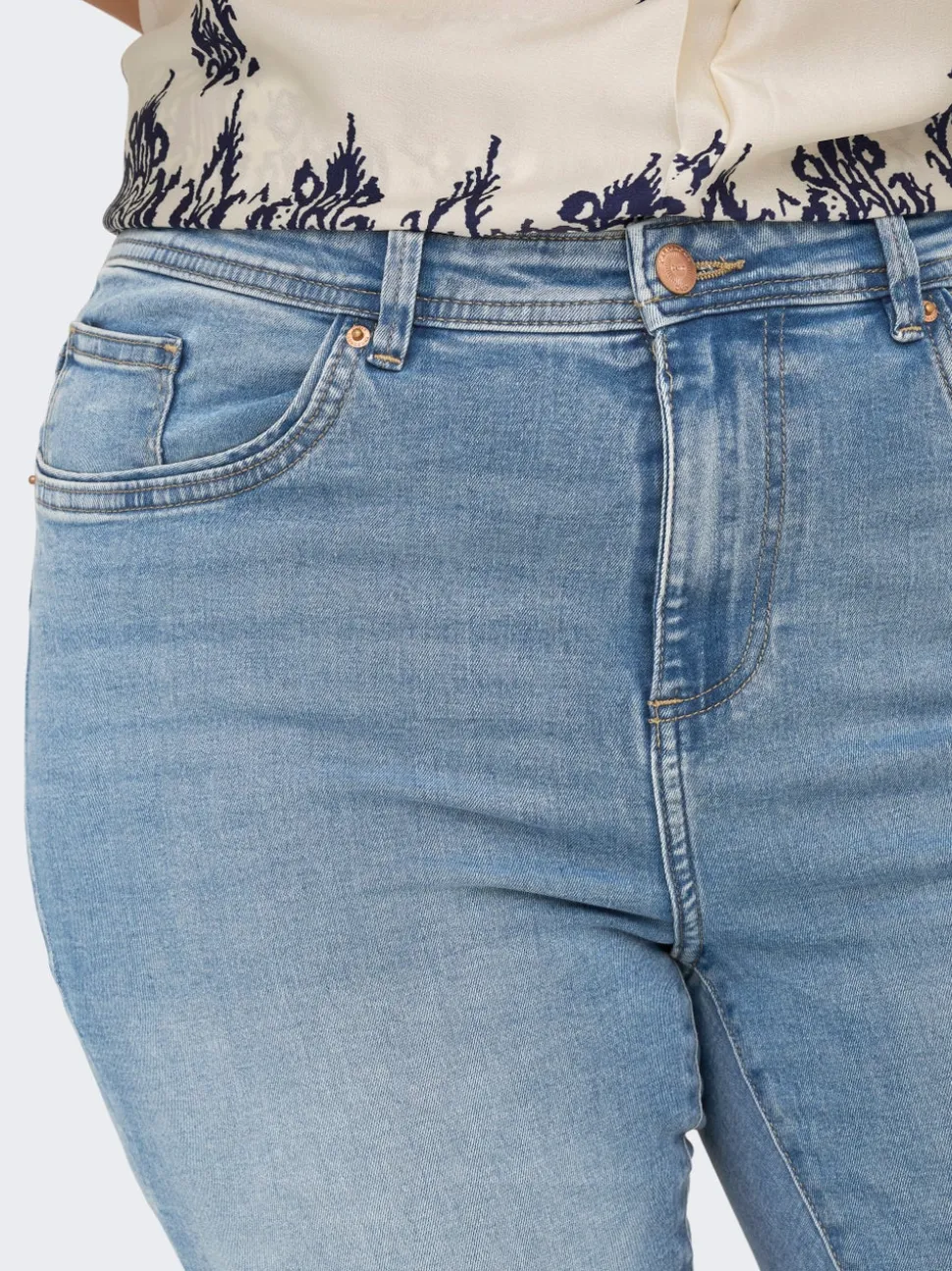 CARSALLY Taille haute Flared Fit Jeans
