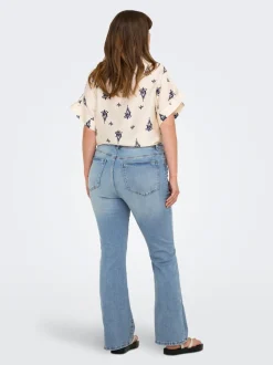 CARSALLY Taille haute Flared Fit Jeans
