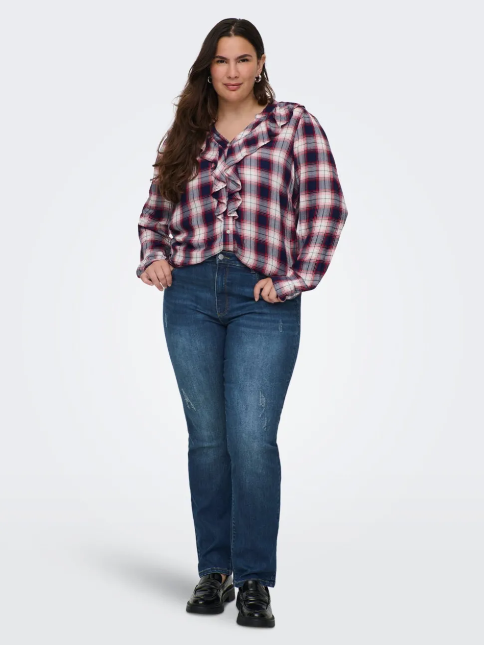 CARSALLY Taille moyenne Slim Fit Jeans