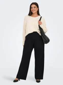CARSANIA Regular Fit Pantalon à jambe large