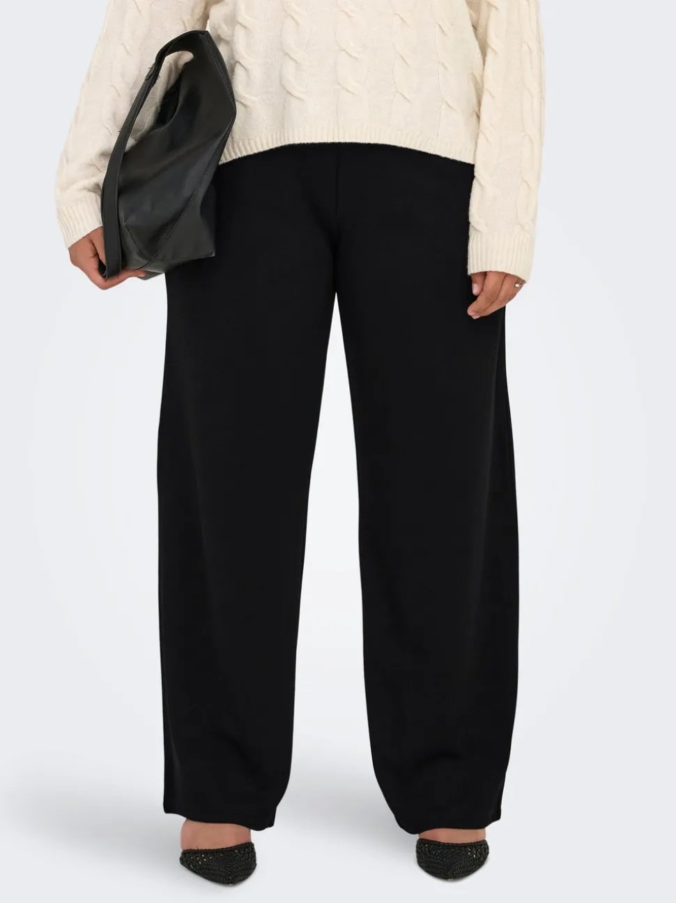 CARSANIA Regular Fit Pantalon à jambe large