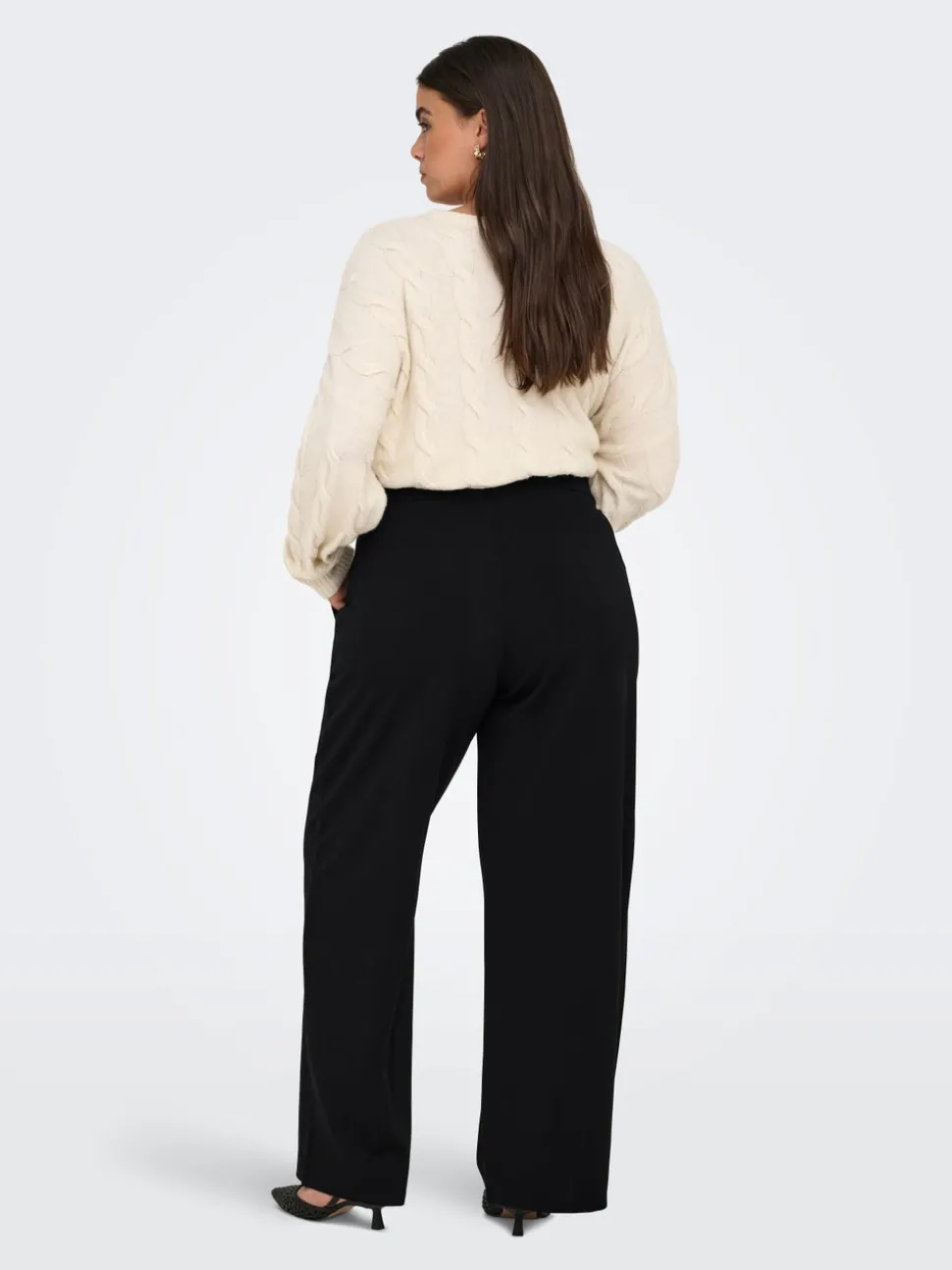 CARSANIA Regular Fit Pantalon à jambe large