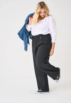 CARSANIA Regular Fit Pantalon à jambe large