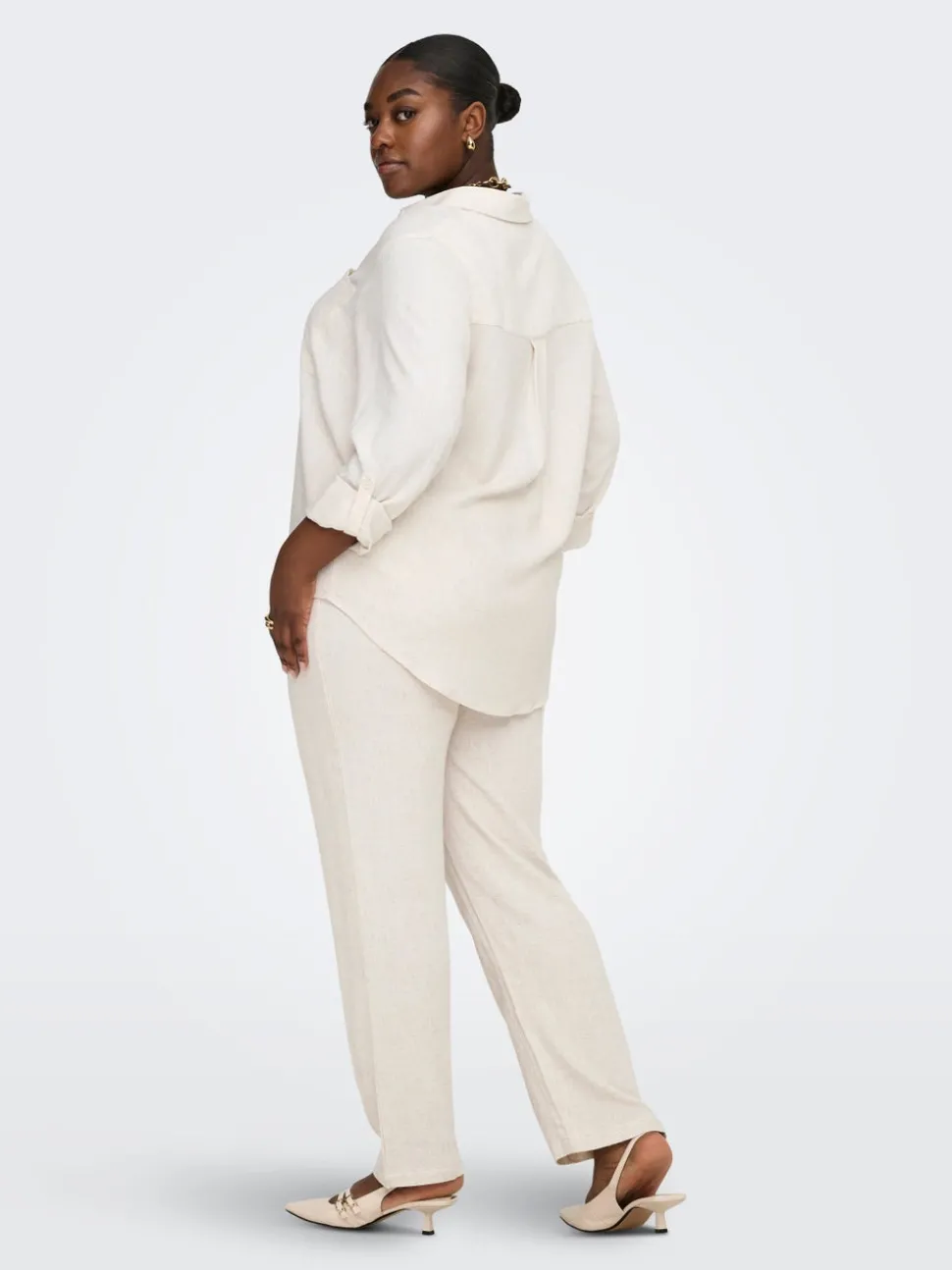 CARSIESTA Straight Fit Lin Pantalon