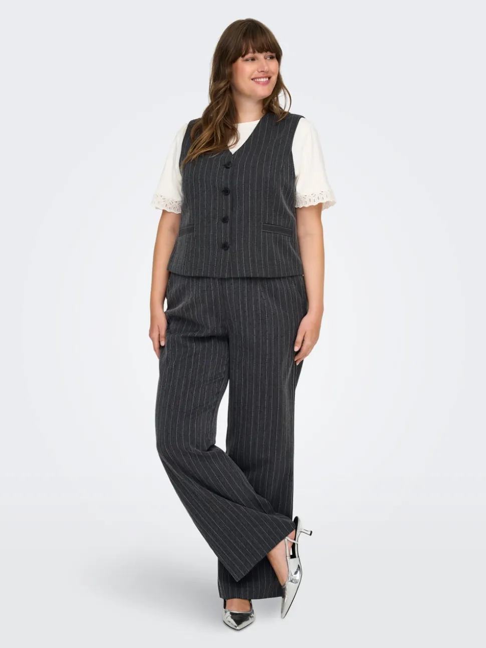 CARSIGA Wide Leg Fit Pantalon à jambe large