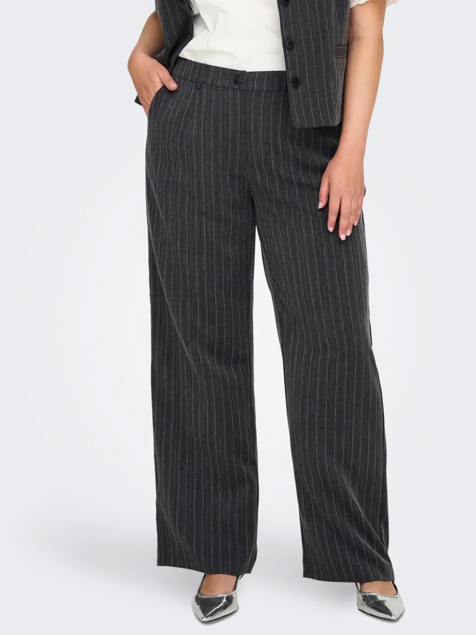 CARSIGA Wide Leg Fit Pantalon à jambe large