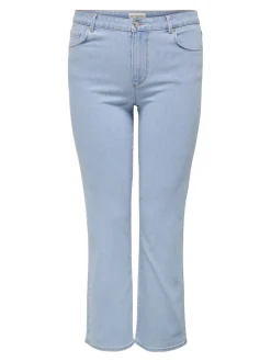 CARSNOW Taille haute Straight Fit Jeans