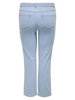 CARSNOW Taille haute Straight Fit Jeans