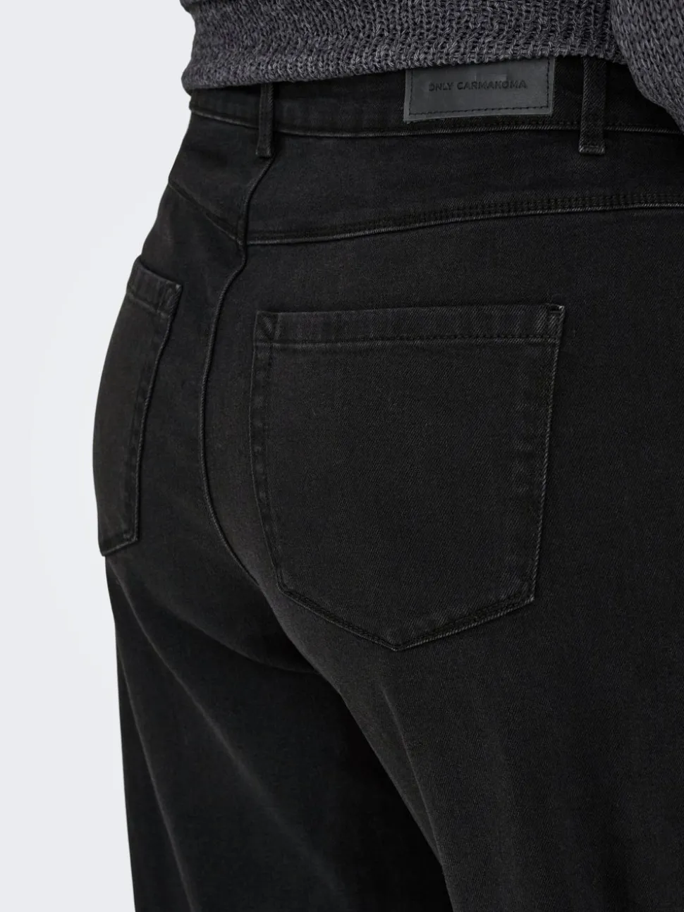 CARSNOW Taille haute Wide Leg Fit Jeans