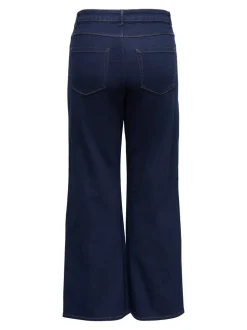 CARSNOW Taille haute Wide Leg Fit Jeans
