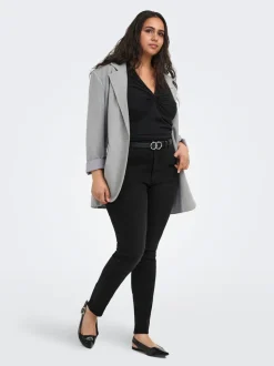 CARSNOW Taille très haute Skinny Fit Jeans