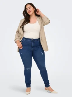 CARSNOW Taille haute Skinny Fit Jeans