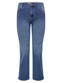 CARSNOW Taille haute Straight Fit Jeans