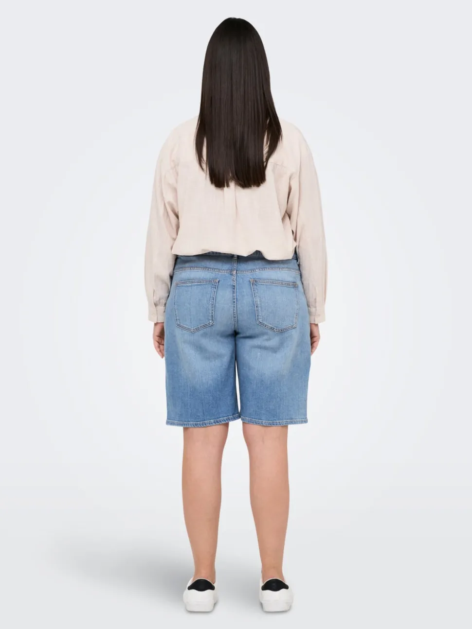 CARSONNY Taille haute Regular Fit Short en denim