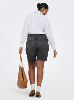 CARSONNY Taille haute Regular Fit Short en denim