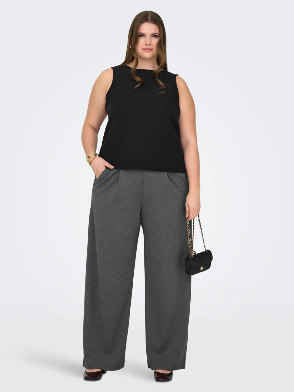 CARSTILLA Regular Fit Pantalon à jambe large