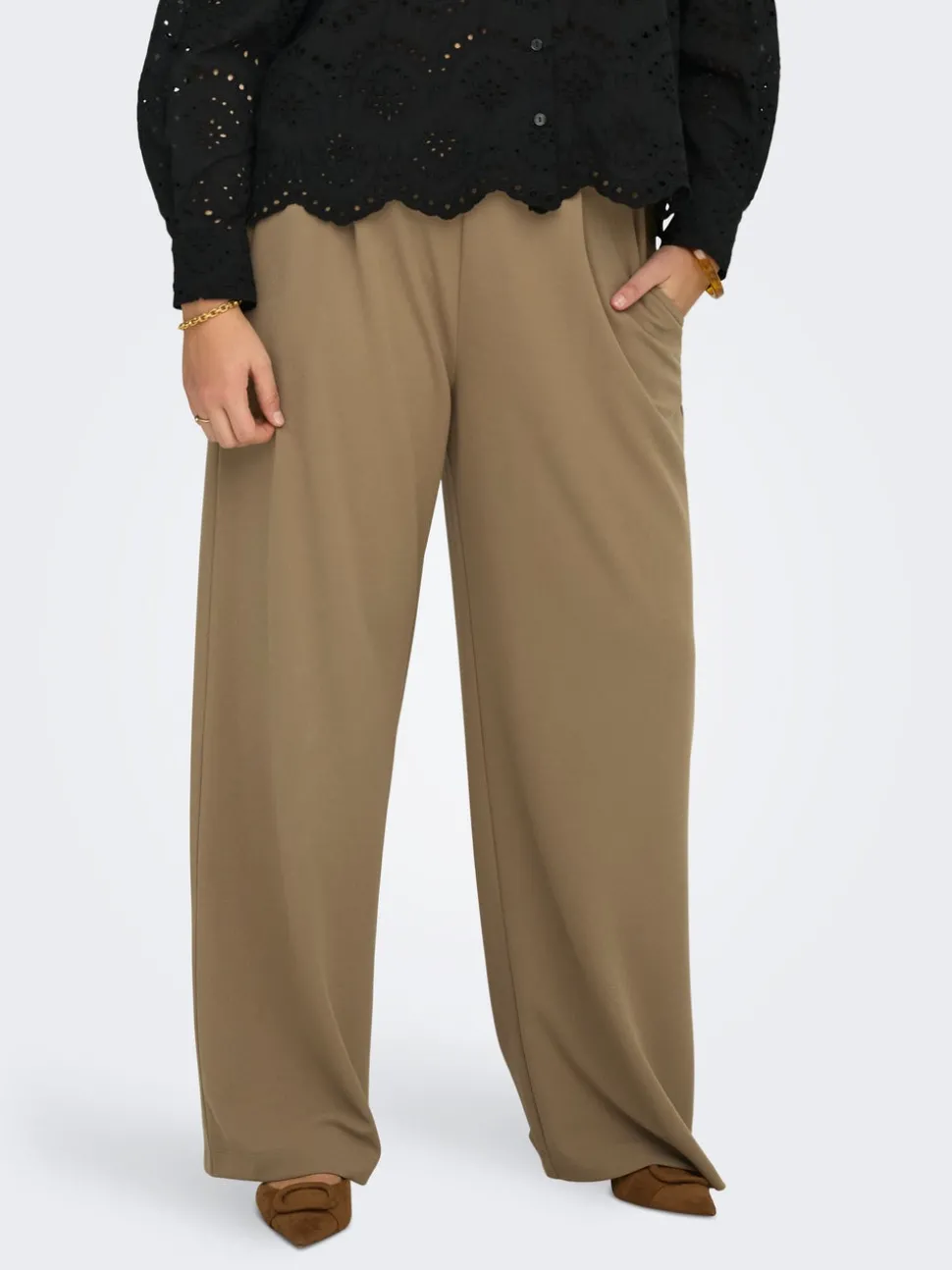 CARSTILLA Regular Fit Pantalon à jambe large