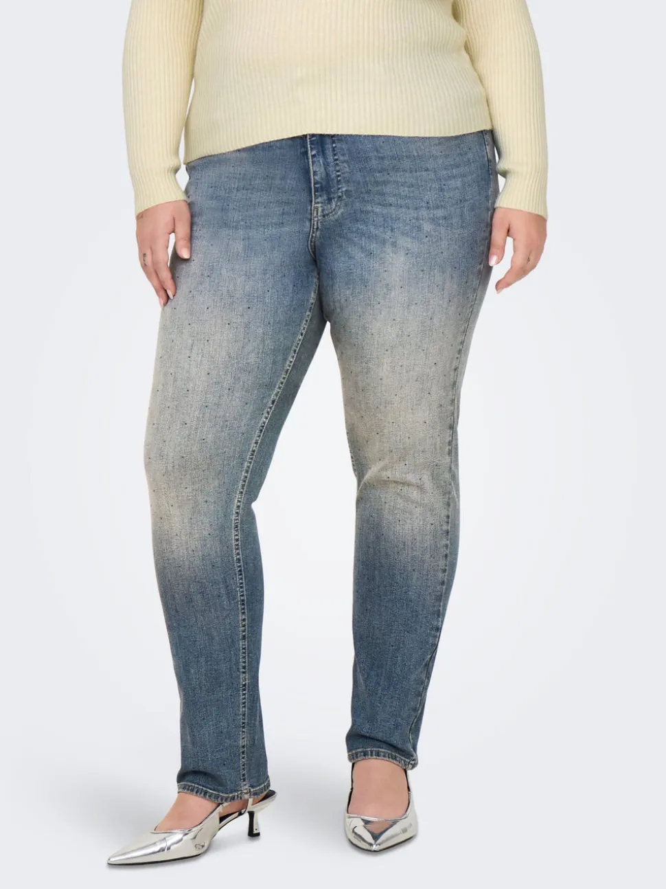 CARSUI Taille haute Slim Fit Jeans