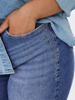 CARSUI Taille moyenne Slim Fit Jeans
