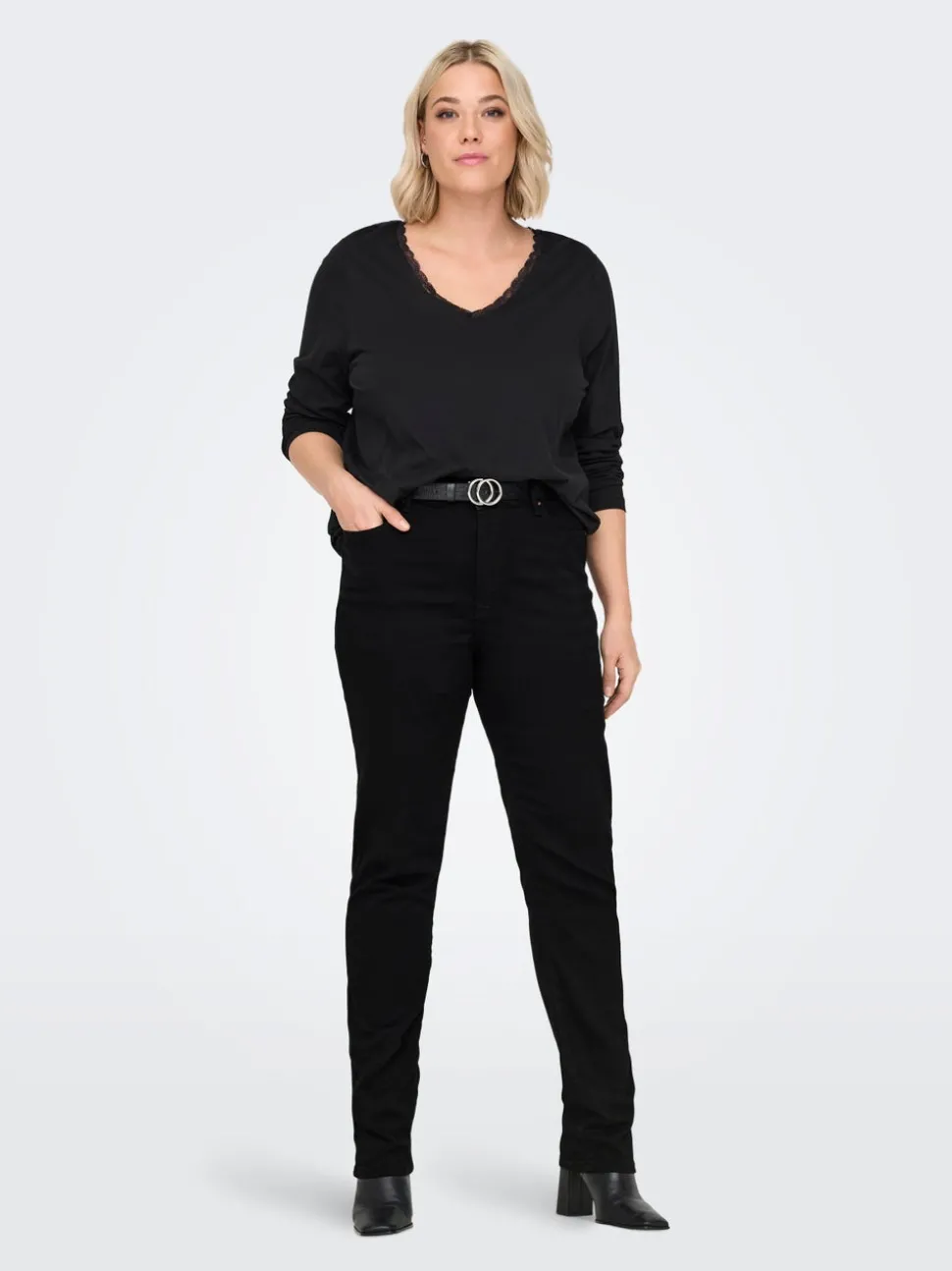 CARSUI Taille moyenne Slim Fit Jeans