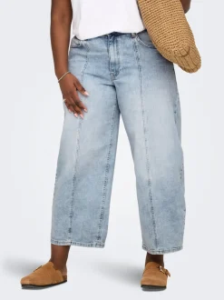 CARTAYLOR Taille haute Coupe barrel Longueur cheville Jeans