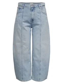 CARTAYLOR Taille haute Coupe barrel Longueur cheville Jeans