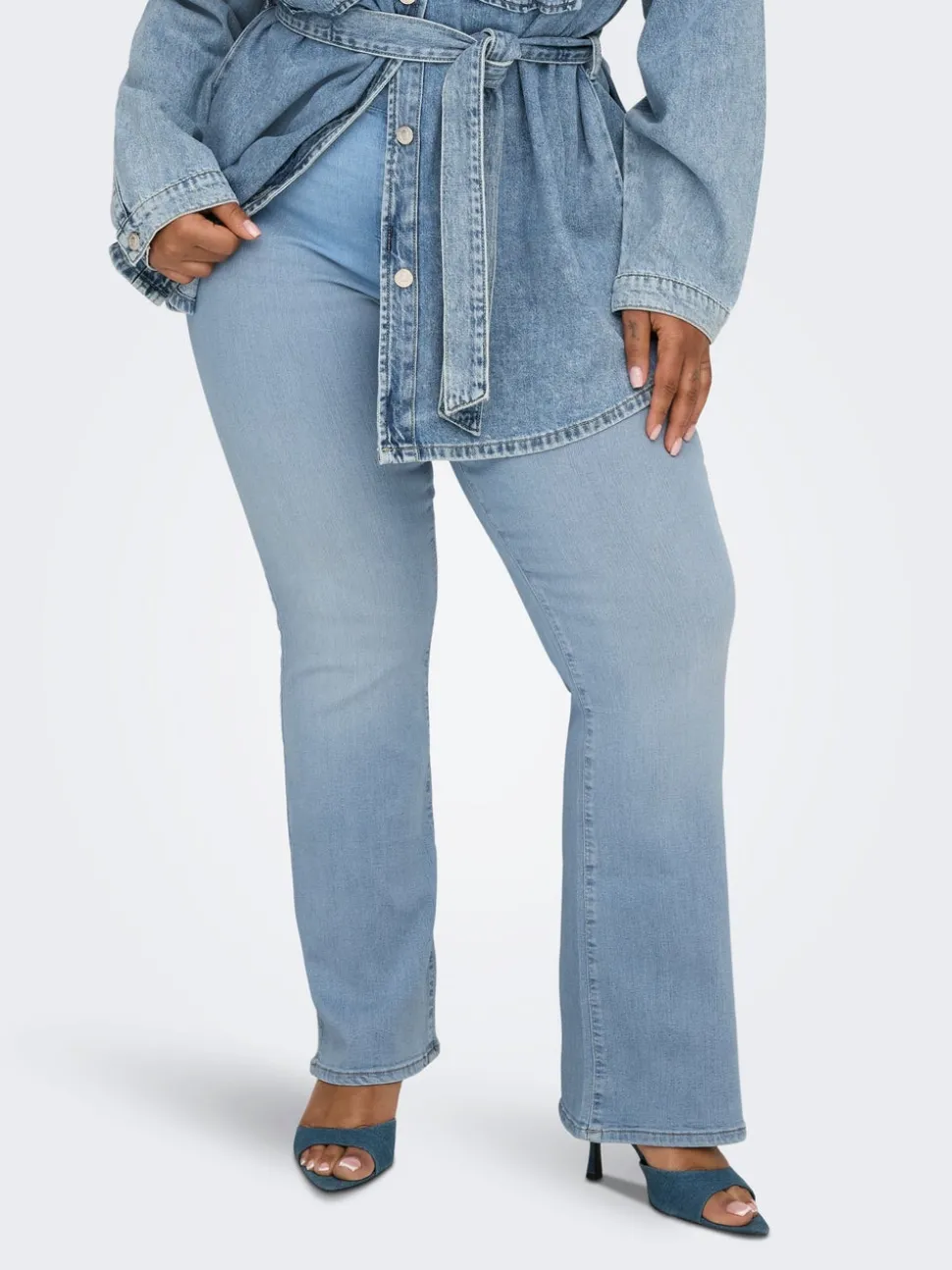 CARTHUNDER Taille moyenne Skinny Fit Jeans
