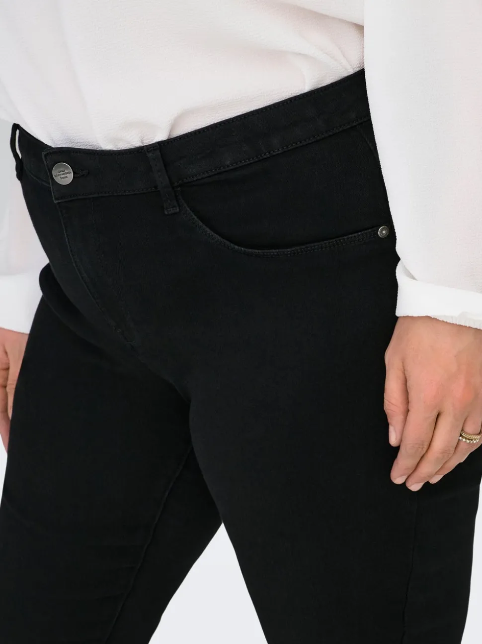 CARTHUNDER Taille moyenne Skinny Fit Jeans